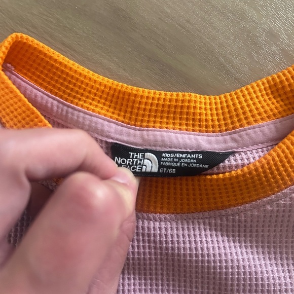 The North face base layer thermal long sleeve colorblock size 6t - Picture 4 of 4